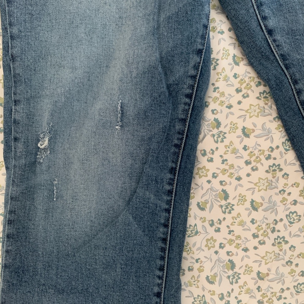 Liverpool Los Angeles Liv Non Skinny Skinny Distressed Cropped Jeans 10/30 - Picture 6 of 11